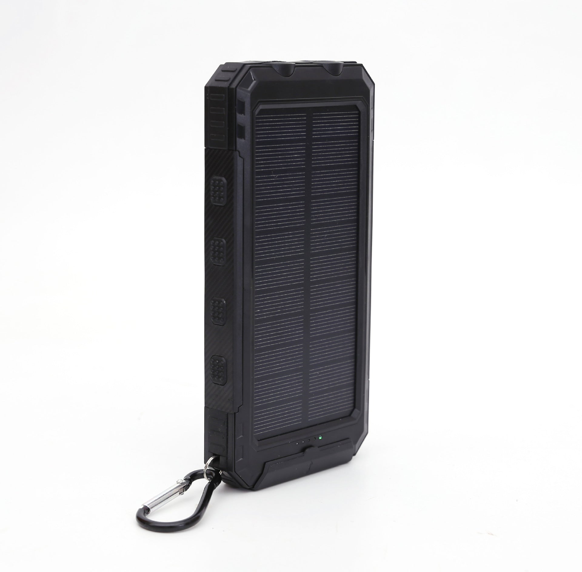 Ultra‑Thin Solar Power Bank 20000mAh, Compass Three‑Proof Portable Charger