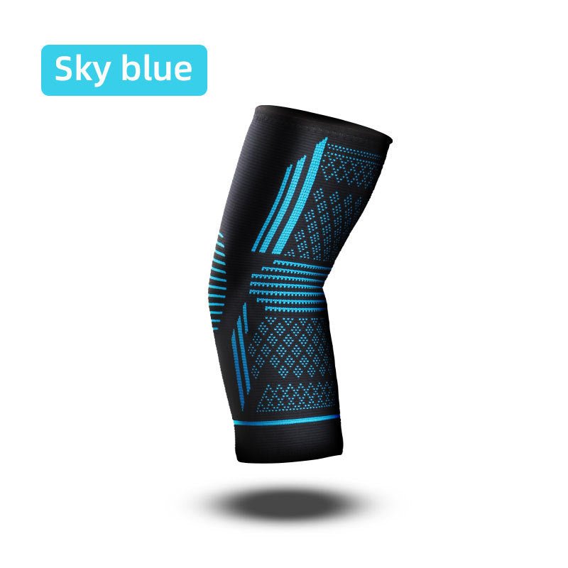 Sports Elbow Protection Sleeve, Four‑Way Elastic Knitted Breathable Nylon Support