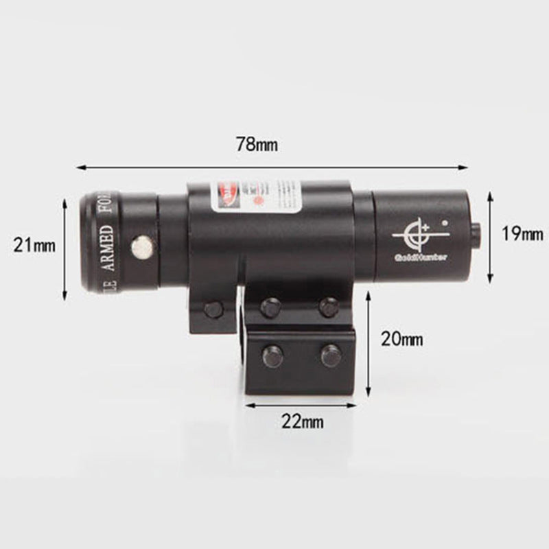 Mini Infrared Adjustable Red Laser Sight, Interchangeable Card Slot Design