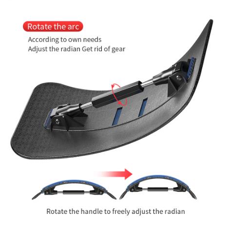 Rotary Adjustment Lumbar Stretcher, Spine Support Relax Pain Relief Device