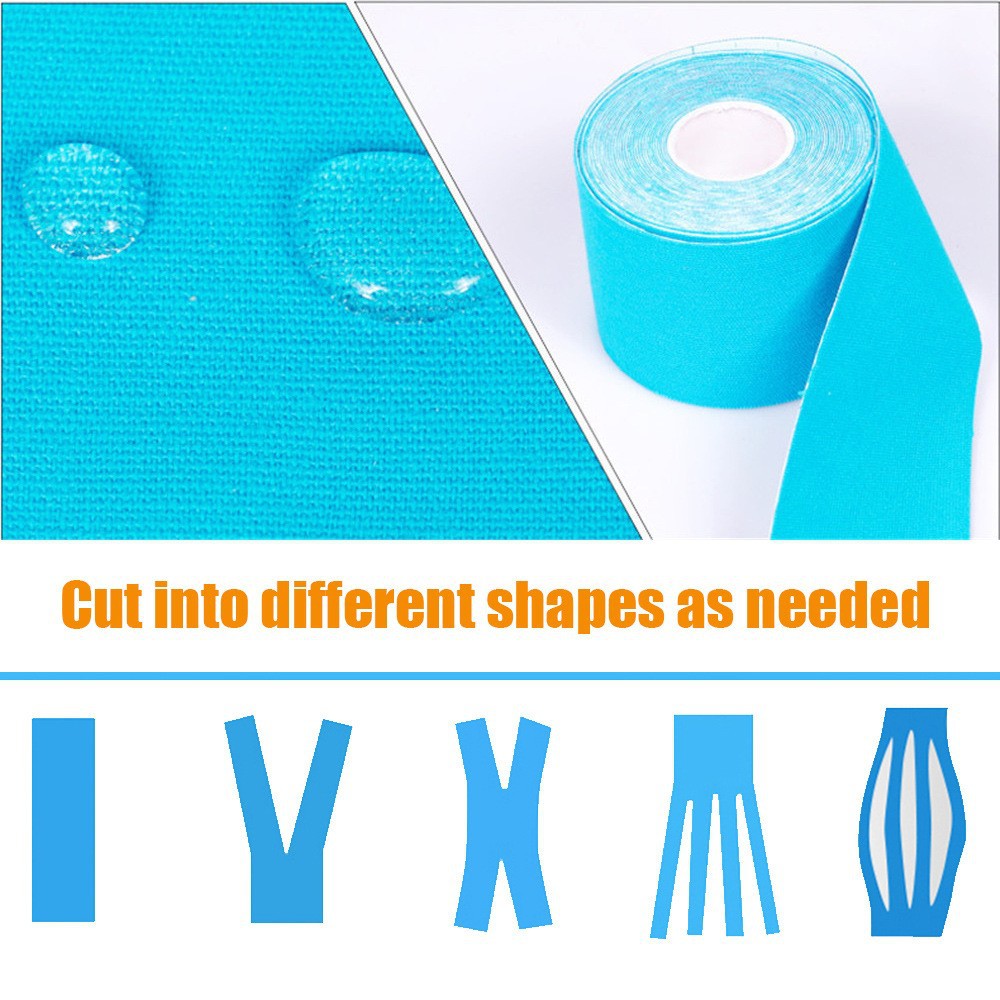Waterproof cotton kinesiology tape, 5cm muscle support roll