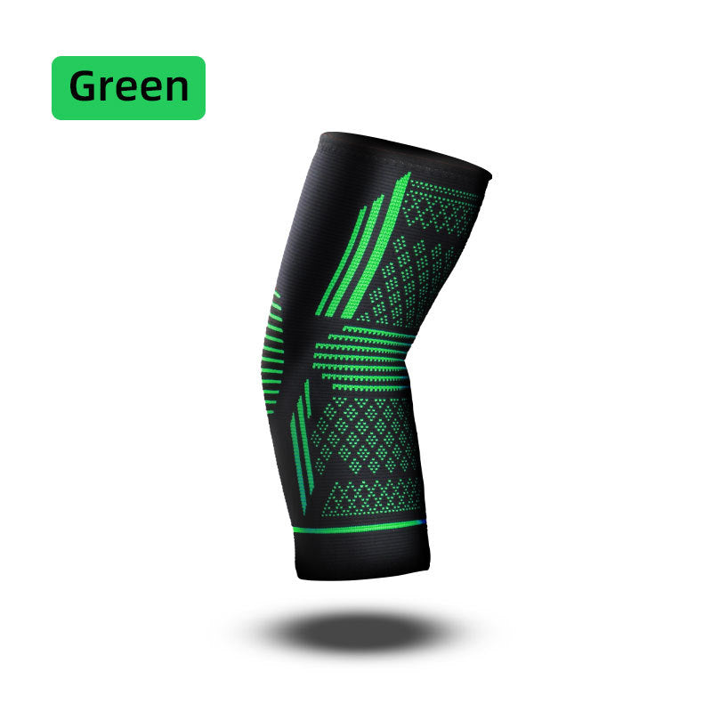 Sports Elbow Protection Sleeve, Four‑Way Elastic Knitted Breathable Nylon Support