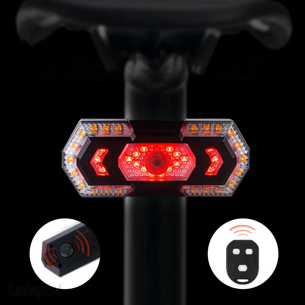 Smart Wireless Bike Rear Lamp – LED Turn Signal Taillight