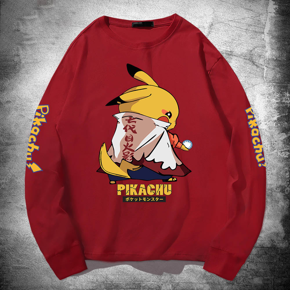 Men’s Long Sleeve Pikachu T‑Shirt