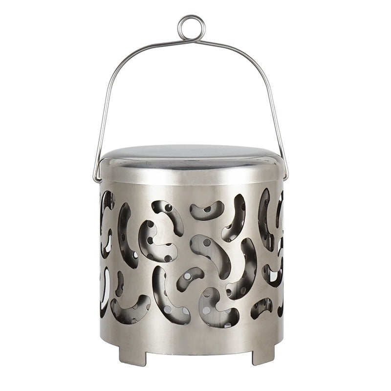 Outdoor Mini Stainless Steel Heating Stove, Portable Autumn Winter Camping Heater