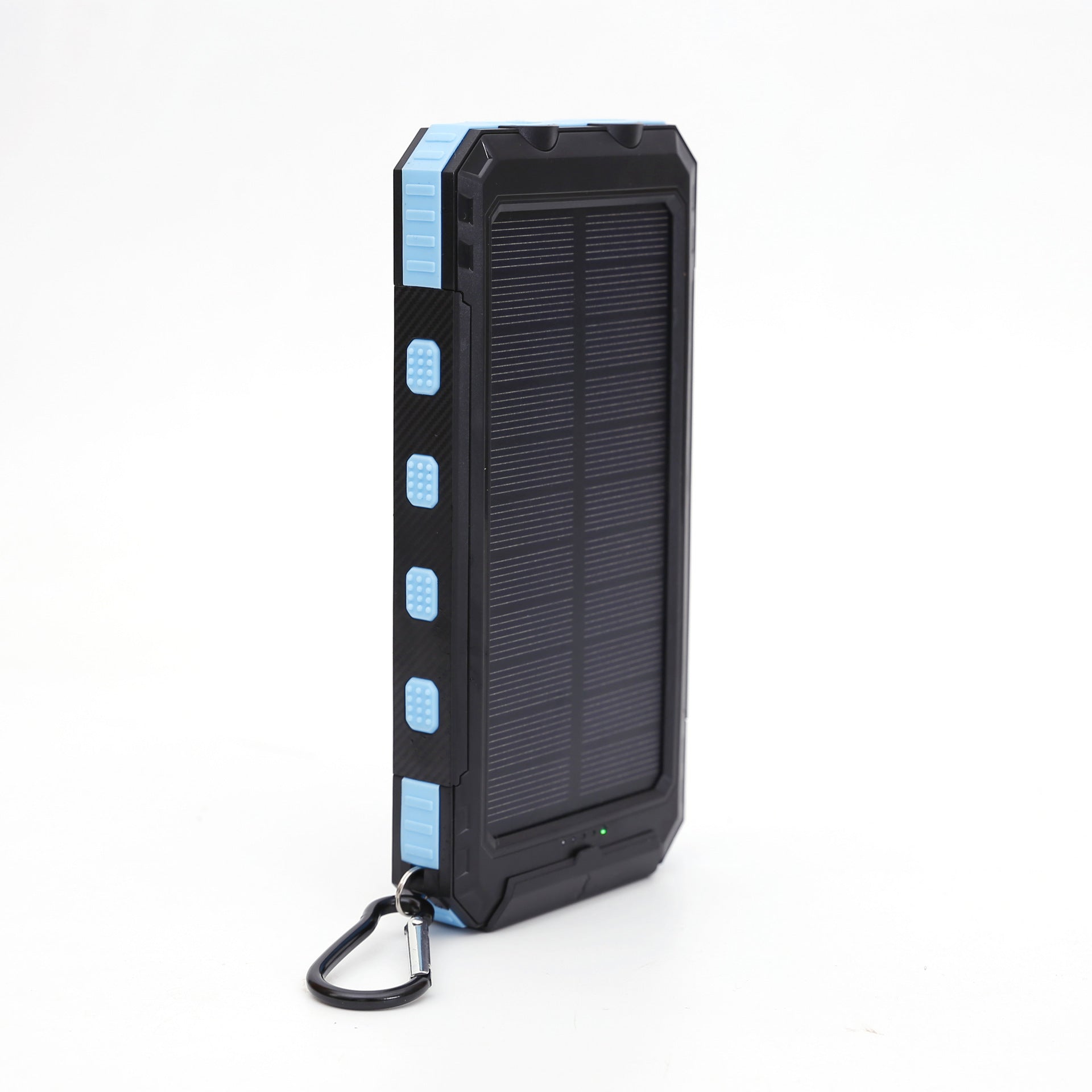 Ultra‑Thin Solar Power Bank 20000mAh, Compass Three‑Proof Portable Charger