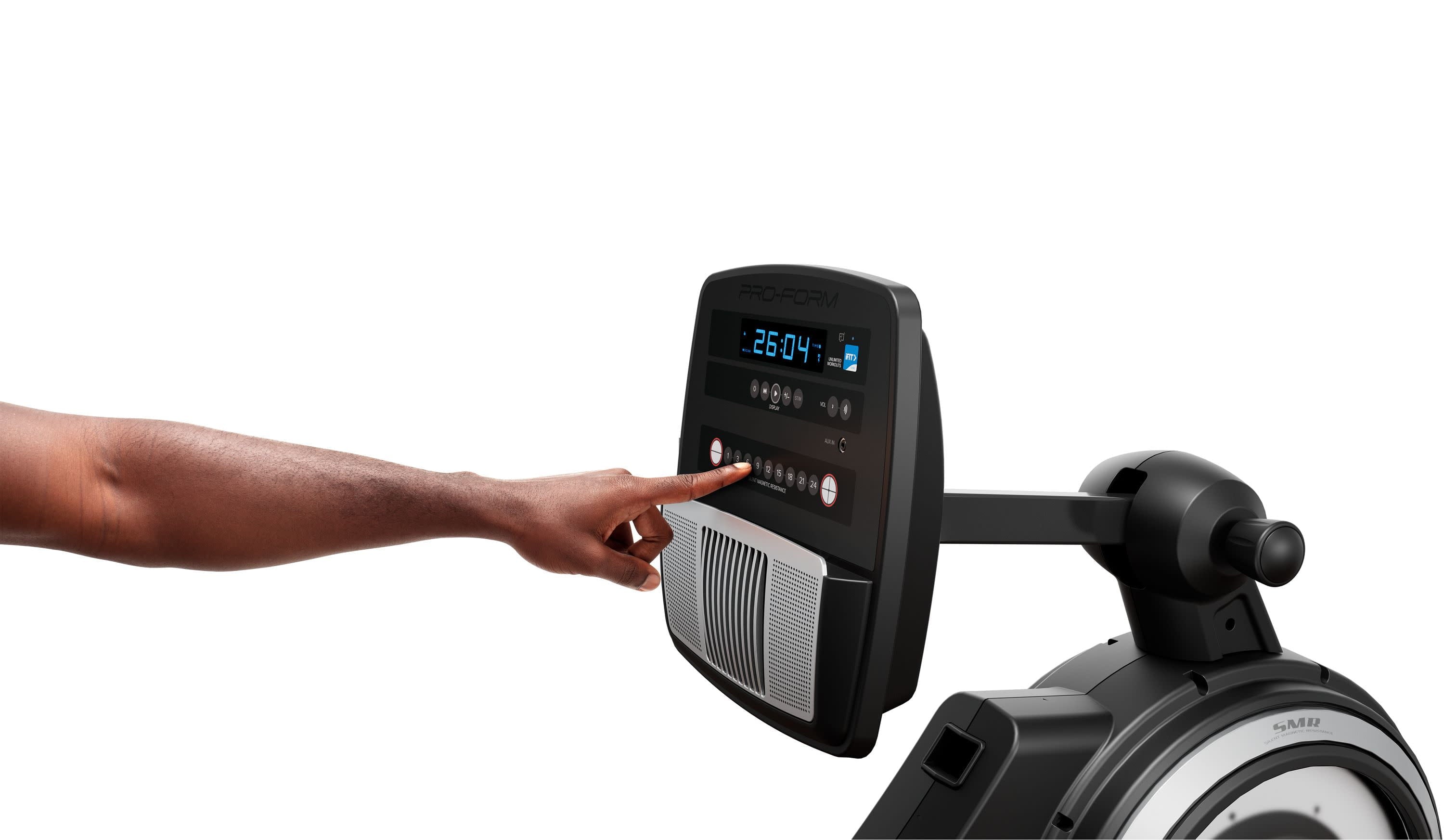 750R; Rower with 5” Display, Built-In Tablet Holder and Spacesaver Design