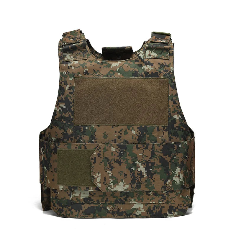 Tactical Army Vest, Multi‑Functional CP Camo 800D Armor Carrier