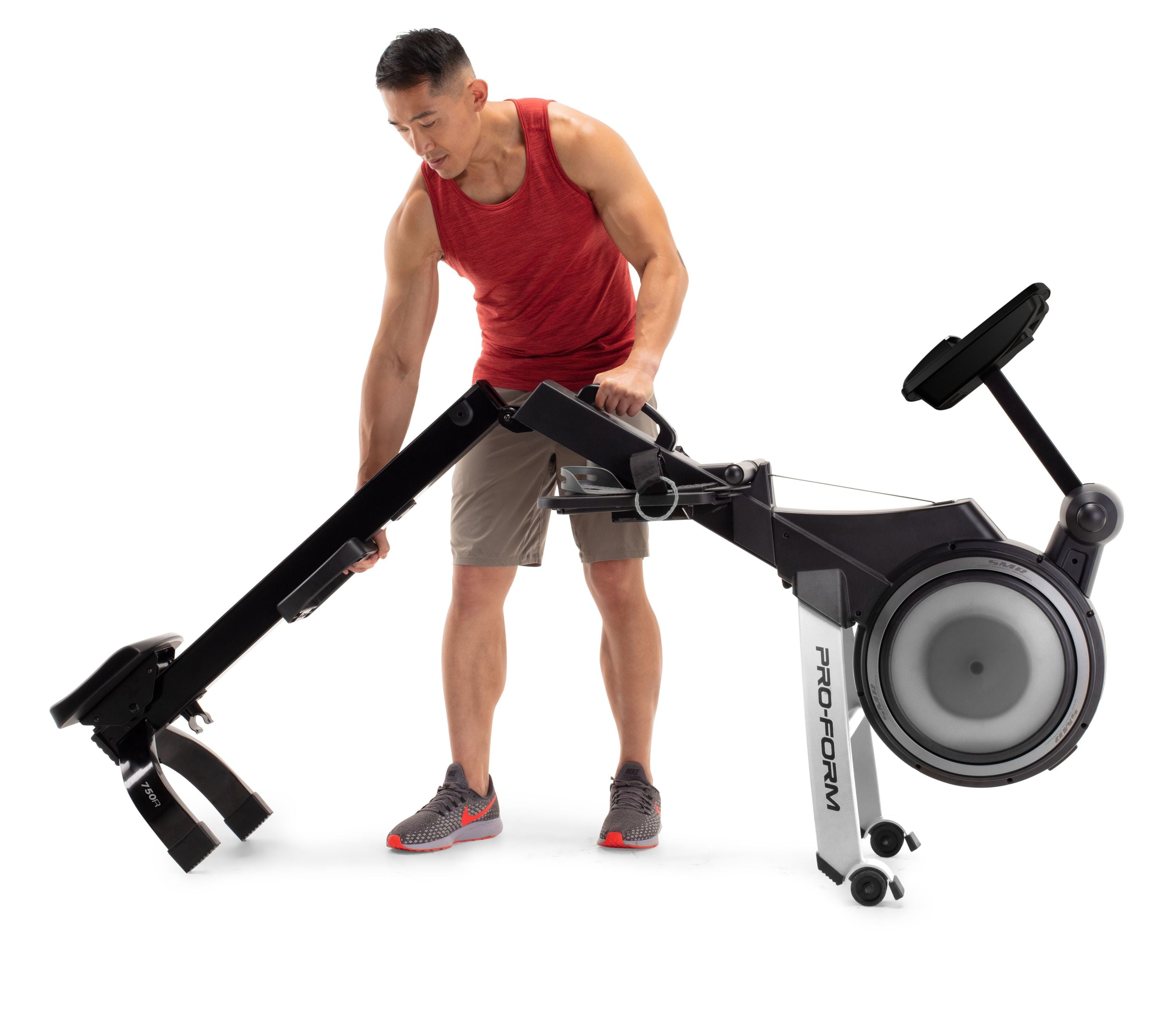 750R; Rower with 5” Display, Built-In Tablet Holder and Spacesaver Design