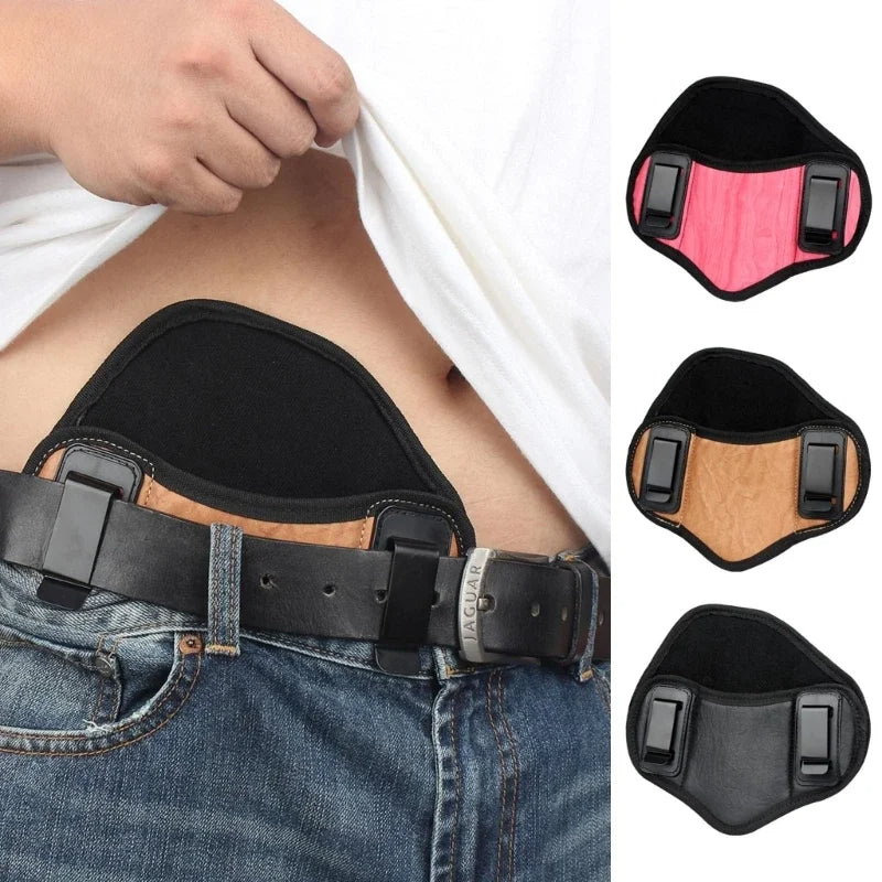 PU Leather Tactical Hunting Holster, Concealed Gun Pouch for Glock/Sig/Beretta