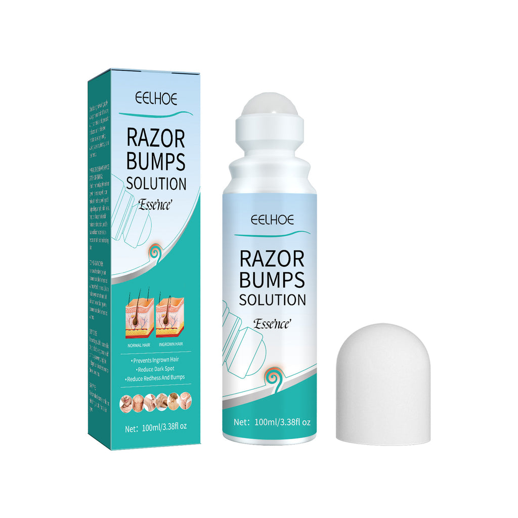 EELHOE Shaving Lump Repair Roll Essence, Prevent Ingrown Hair, Repair Skin Bumps