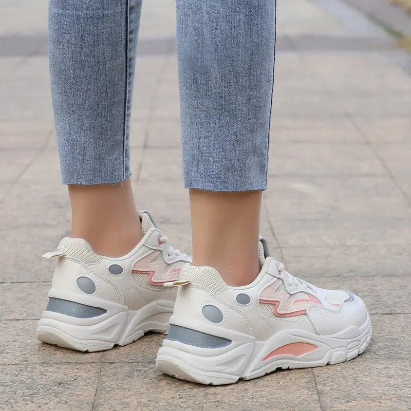 Height Increasing Chunky Sneakers Women Platform Shoes New Breathable Mesh Sport Women's Sneaker Casual Sneakers tenis de mujer