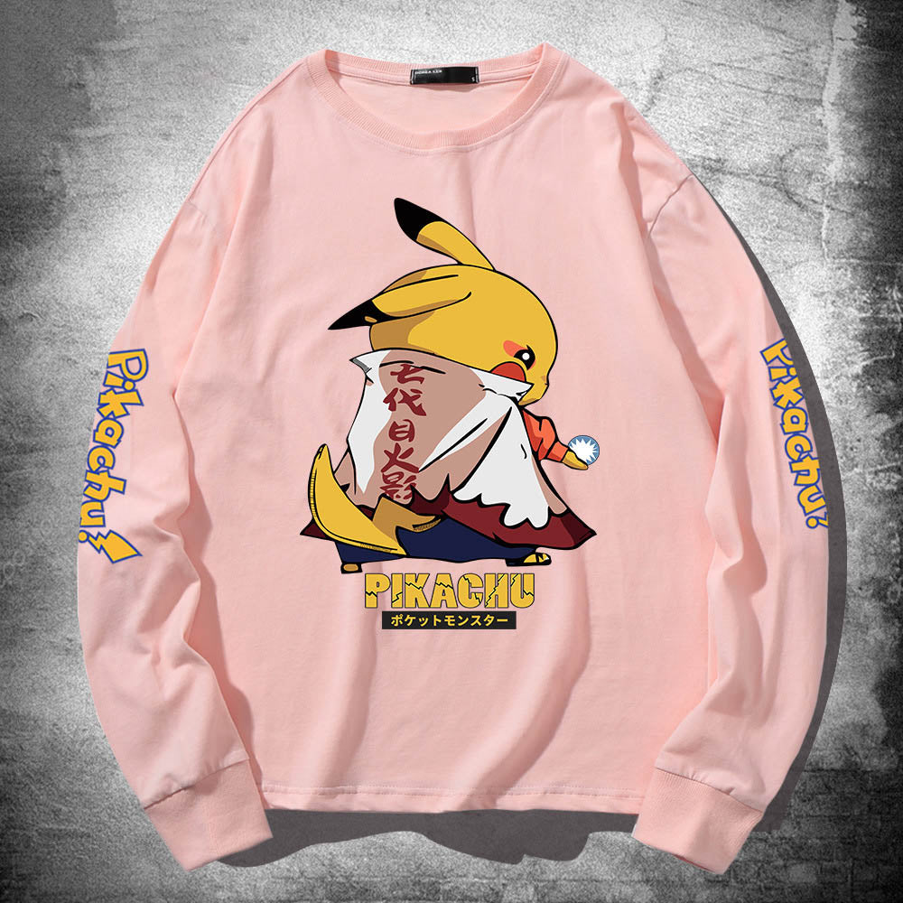 Men’s Long Sleeve Pikachu T‑Shirt