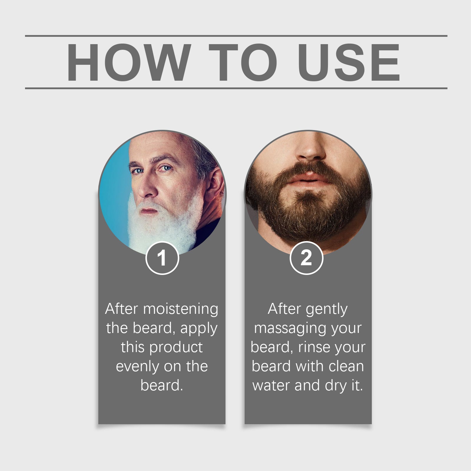 East Moon Men’s Facial Hair Shampoo, Cleansing, Moisturizing, Soft Beard, Gentle Shave Prep