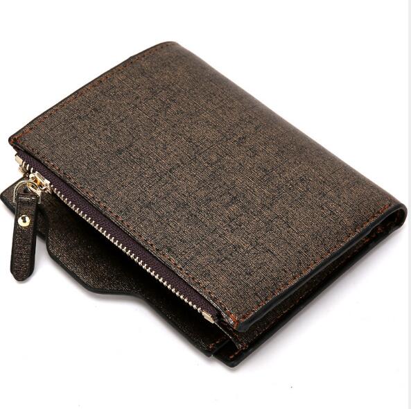 Men’s Custom Engraved PU Leather Wallet, Short Style Bifold, Photo and Inscription Design