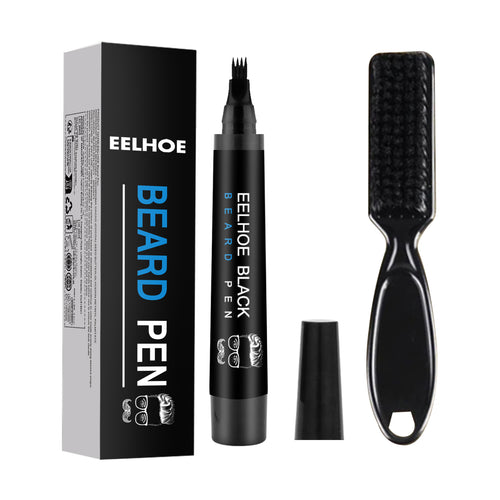 Beard Filler Pen Kit, Waterproof, Sweat‑Resistant