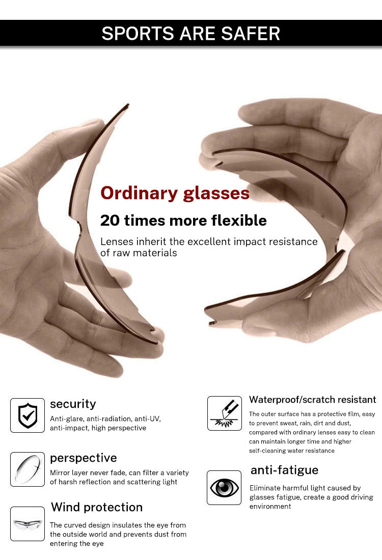 Military Tactical Goggles, Outdoor UV400 Windproof Army Airsoft Sports Eyewear