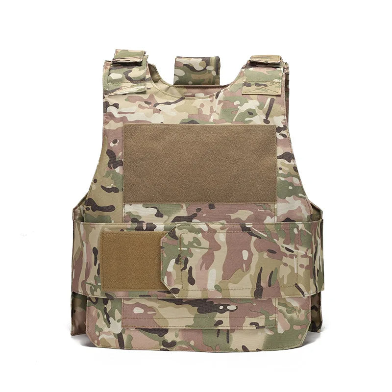 Tactical Army Vest, Multi‑Functional CP Camo 800D Armor Carrier