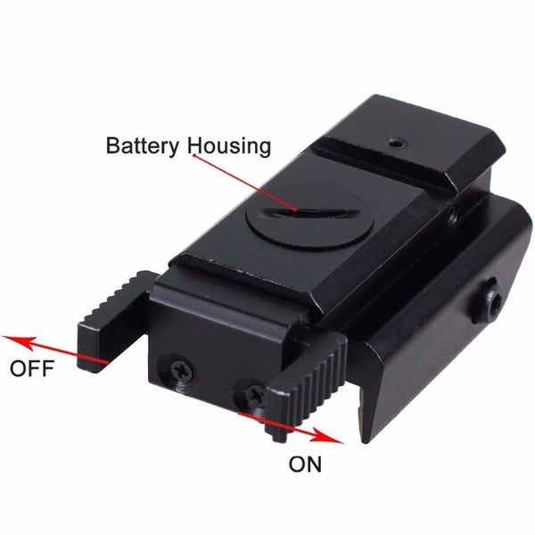 Mini Adjustable Green Laser Sight – Universal 11mm/20mm Fit