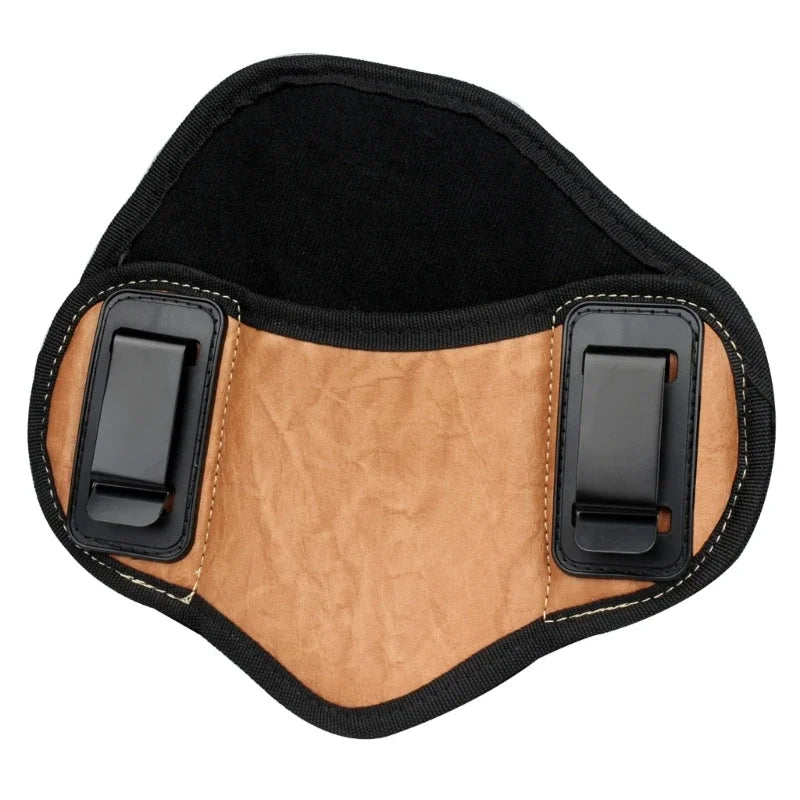PU Leather Tactical Hunting Holster, Concealed Gun Pouch for Glock/Sig/Beretta