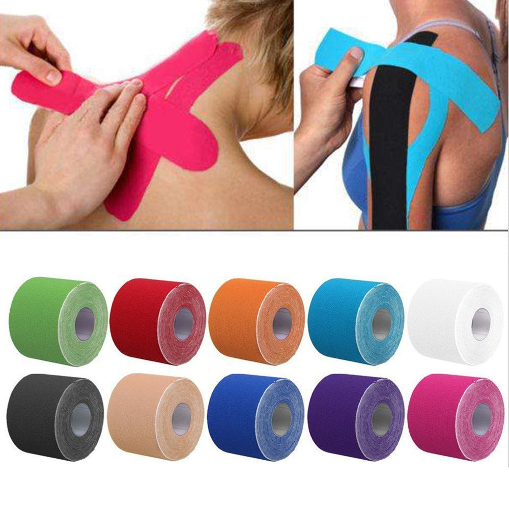 Waterproof cotton kinesiology tape, 5cm muscle support roll