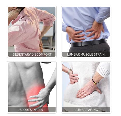 Rotary Adjustment Lumbar Stretcher, Spine Support Relax Pain Relief Device