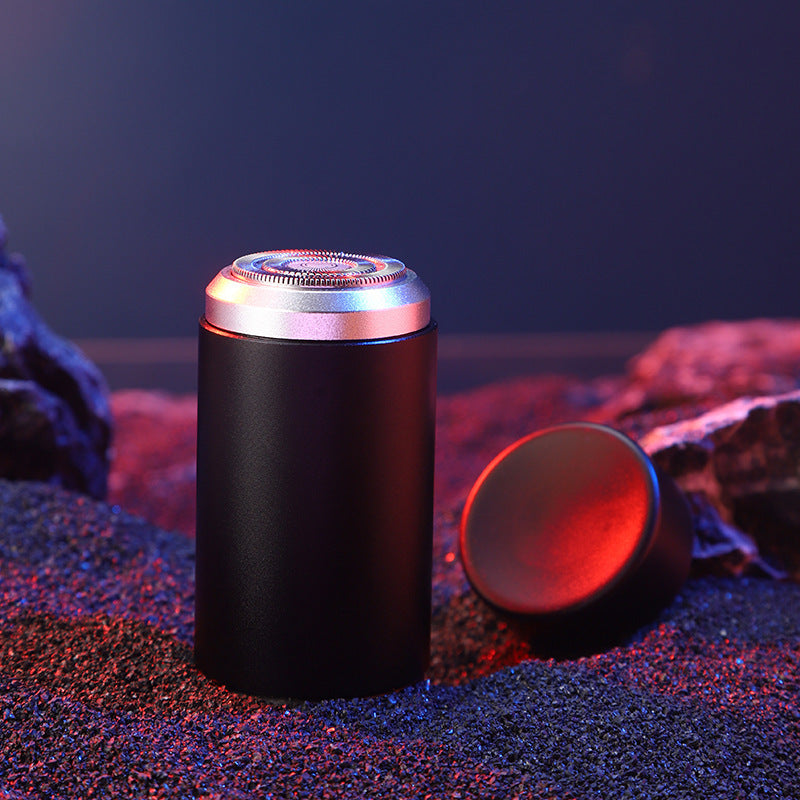 Mini steel cannon travel shaver – portable, multifunctional men’s grooming