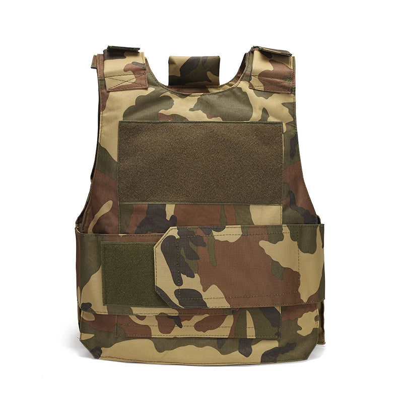 Tactical Army Vest, Multi‑Functional CP Camo 800D Armor Carrier