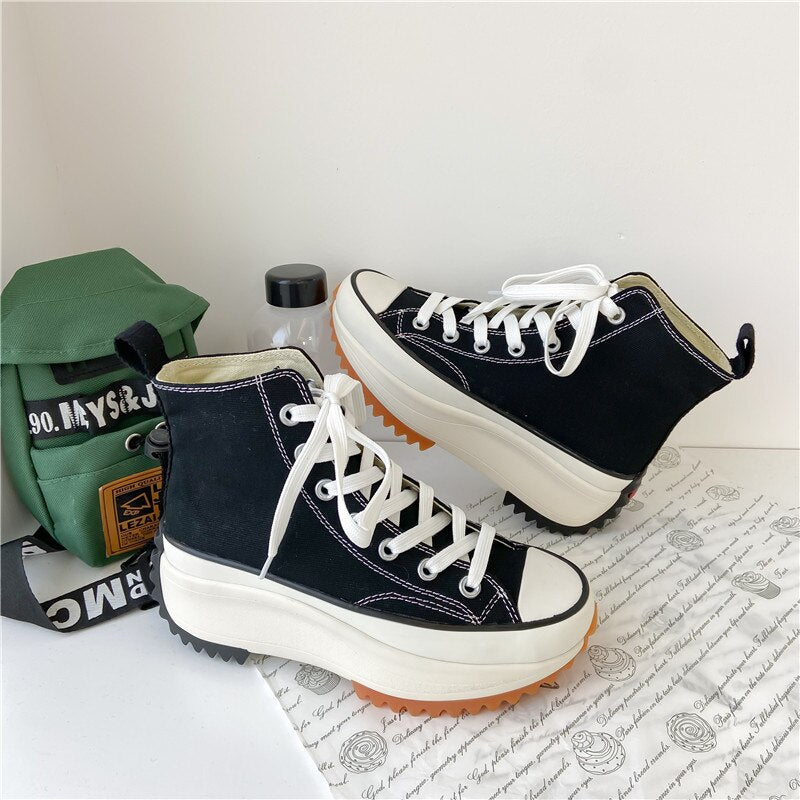 Canvas Shoes Women Trainers Women High Top Sneaker