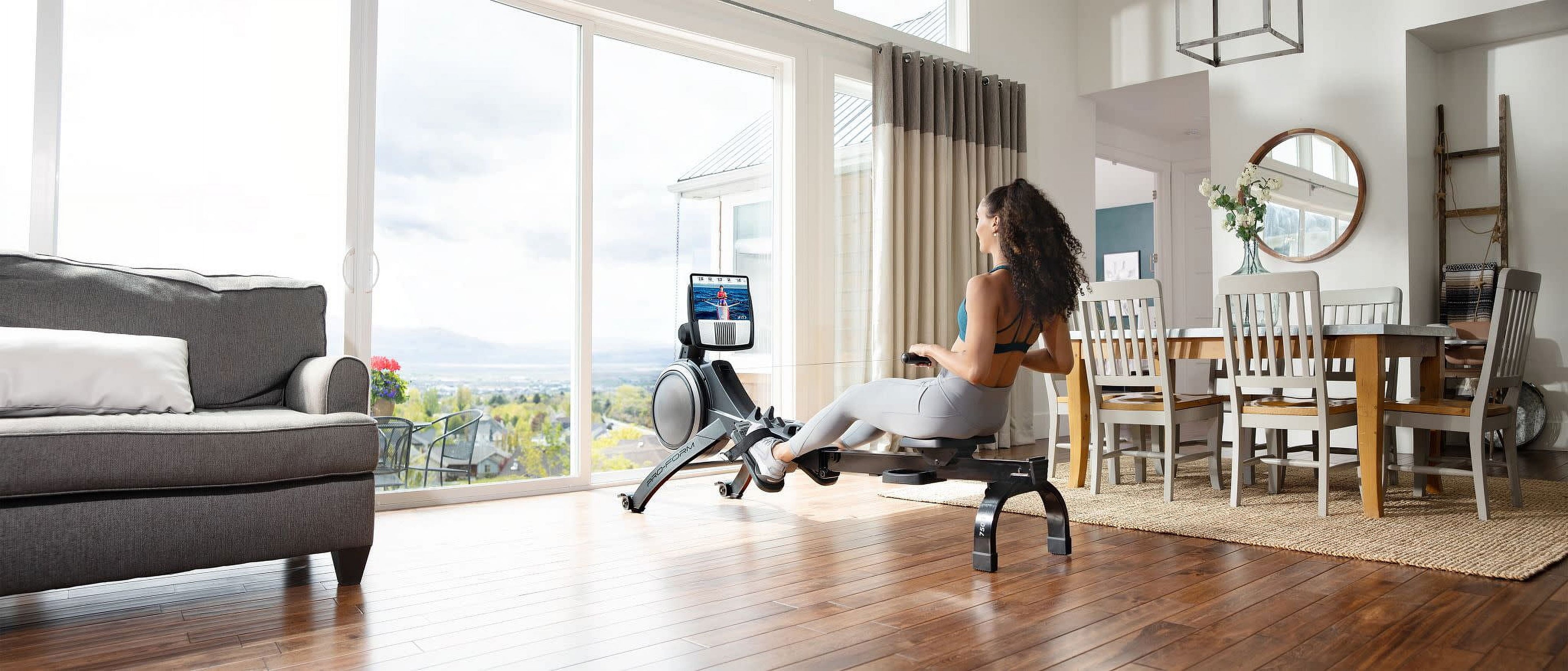 750R; Rower with 5” Display, Built-In Tablet Holder and Spacesaver Design