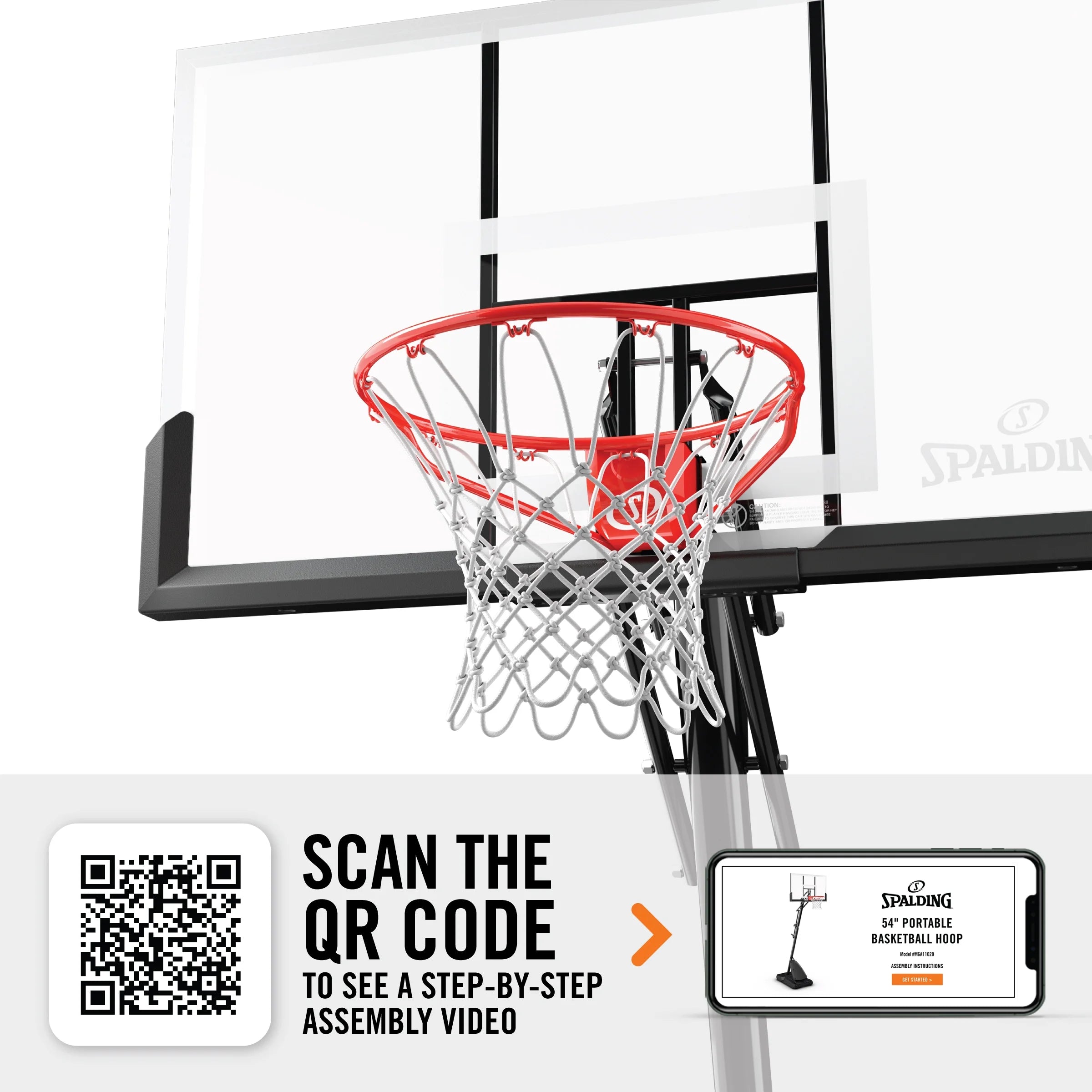 54 Inch Hoop and Basketball Bundle